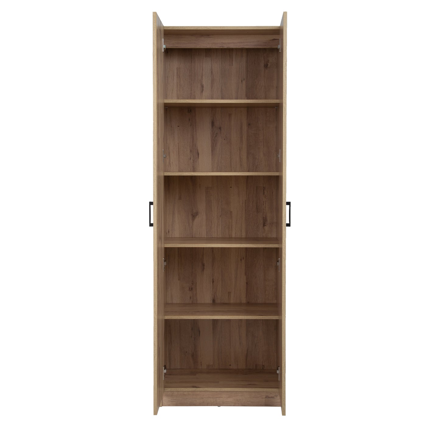 24 in. W x 71 in. H x 12 in. D 4-Shelf Wood Freestanding Cabinet