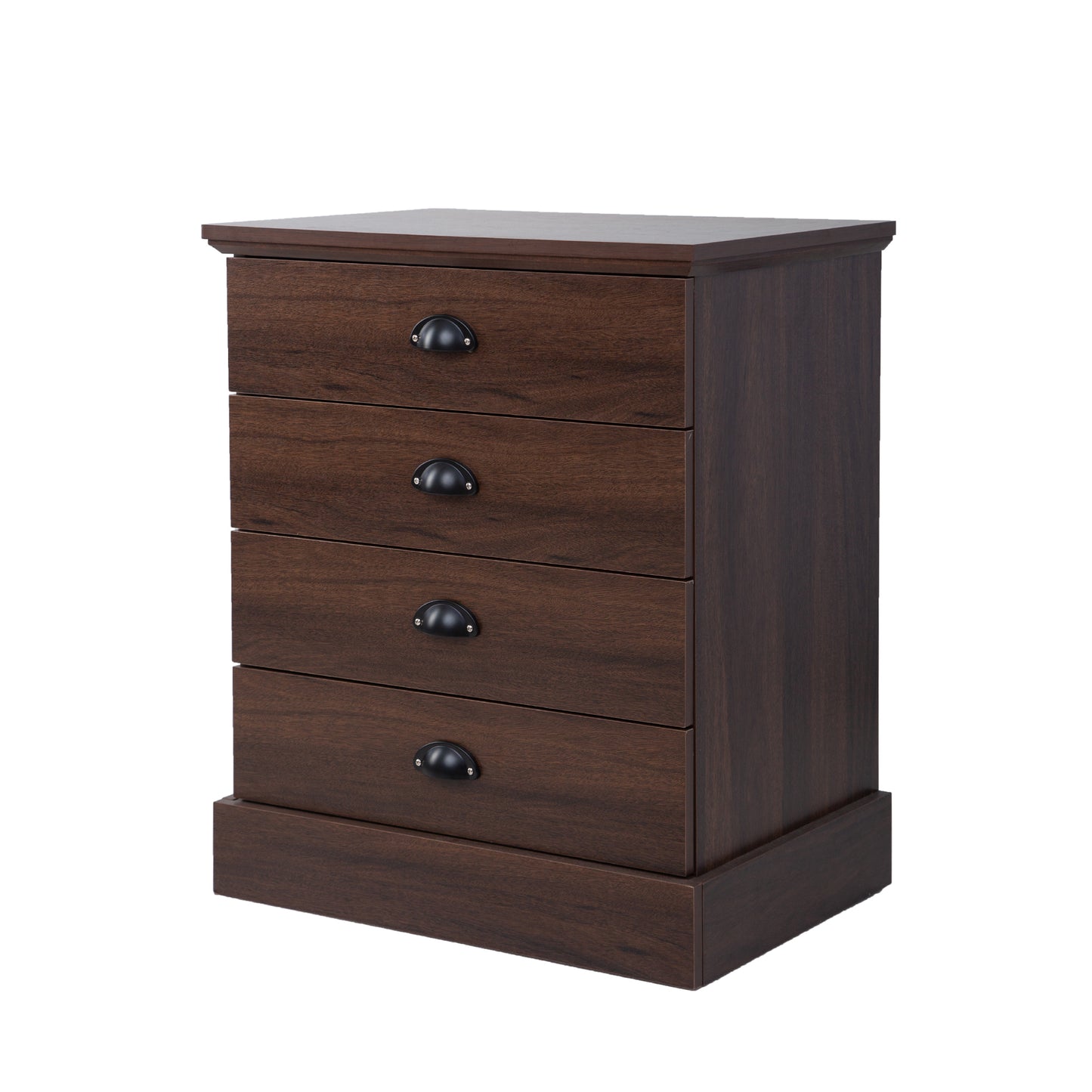 4-Drawer Wood Nightstand