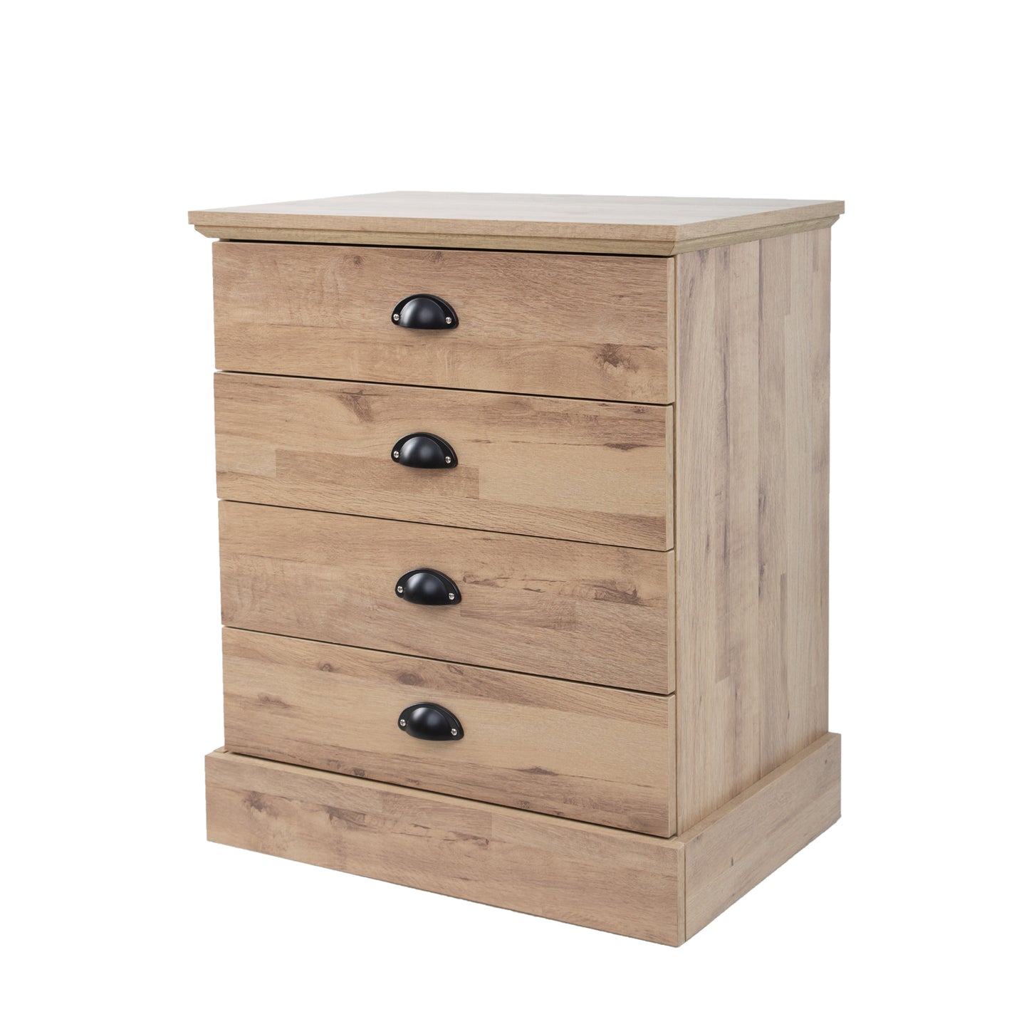 4-Drawer Wood Nightstand
