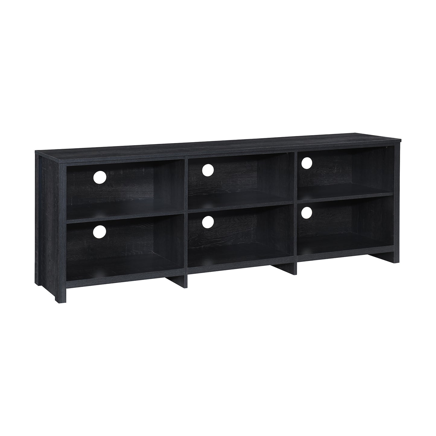 65 in. Modern TV Stand For TVs Up To 62" With 6 Open Shelves, Modern Entertainment Center With Storage, TV Console Table Media Cabinet For Living Room, Bedroom And Office