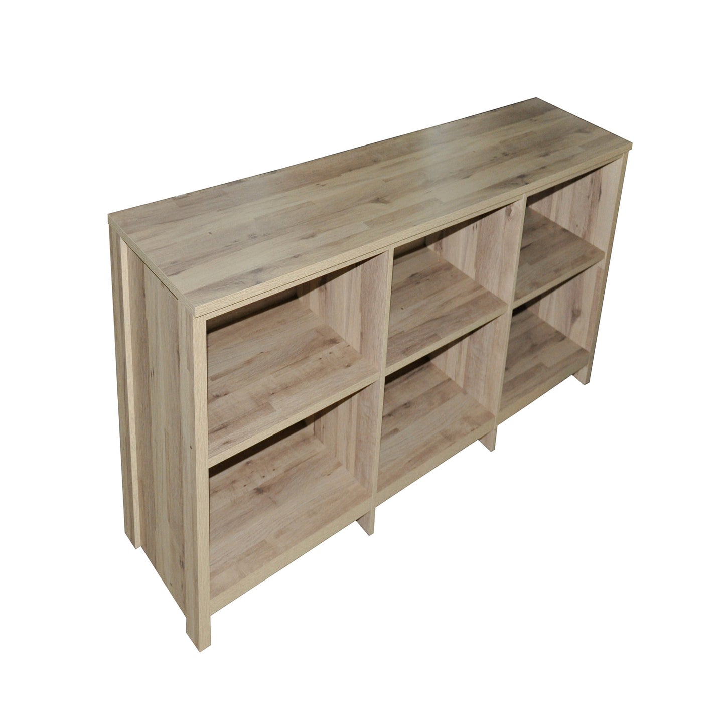 65 in. Modern TV Stand For TVs Up To 62" With 6 Open Shelves, Modern Entertainment Center With Storage, TV Console Table Media Cabinet For Living Room, Bedroom And Office