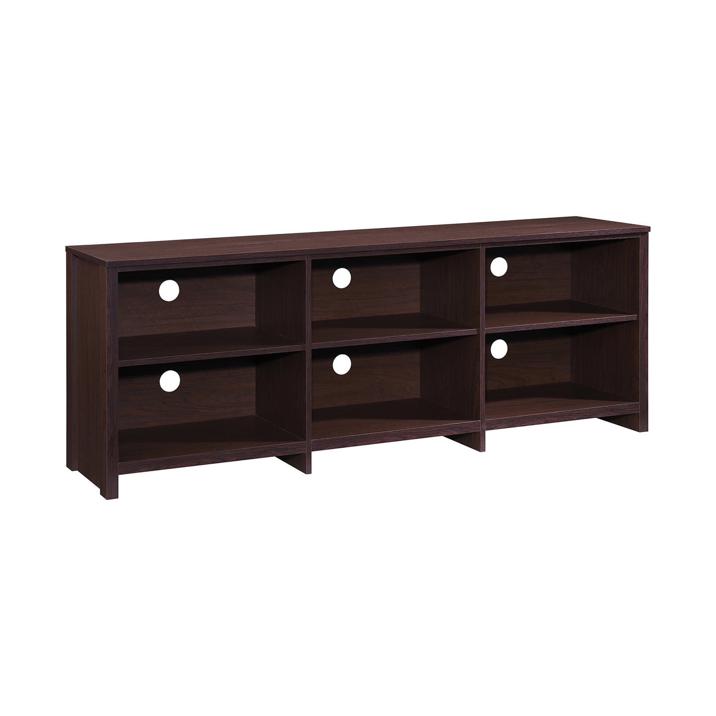 65 in. Modern TV Stand For TVs Up To 62" With 6 Open Shelves, Modern Entertainment Center With Storage, TV Console Table Media Cabinet For Living Room, Bedroom And Office