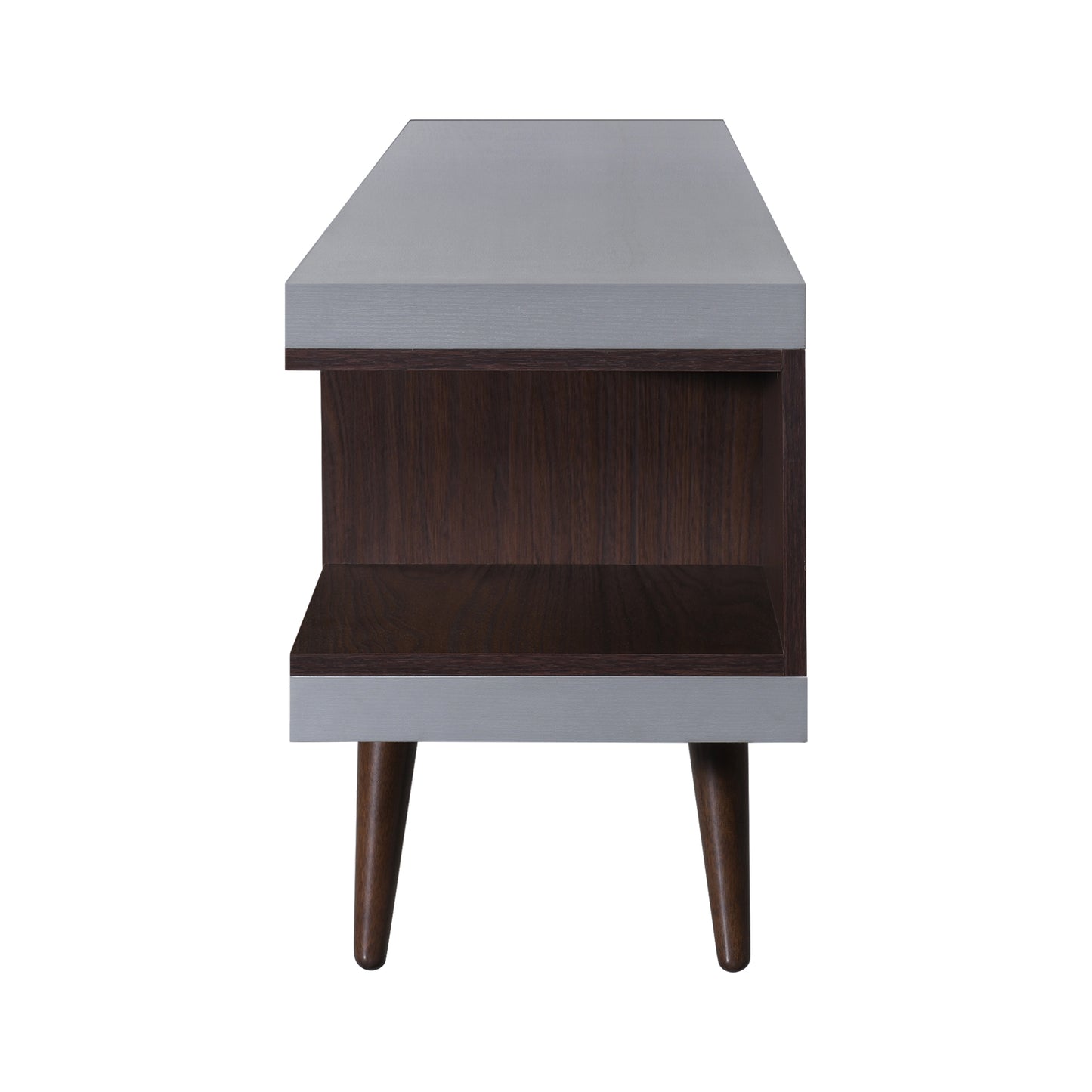 70.87 in. Wood TV Stand with 5 Storage Shelves Fits TV's up to 75 in.