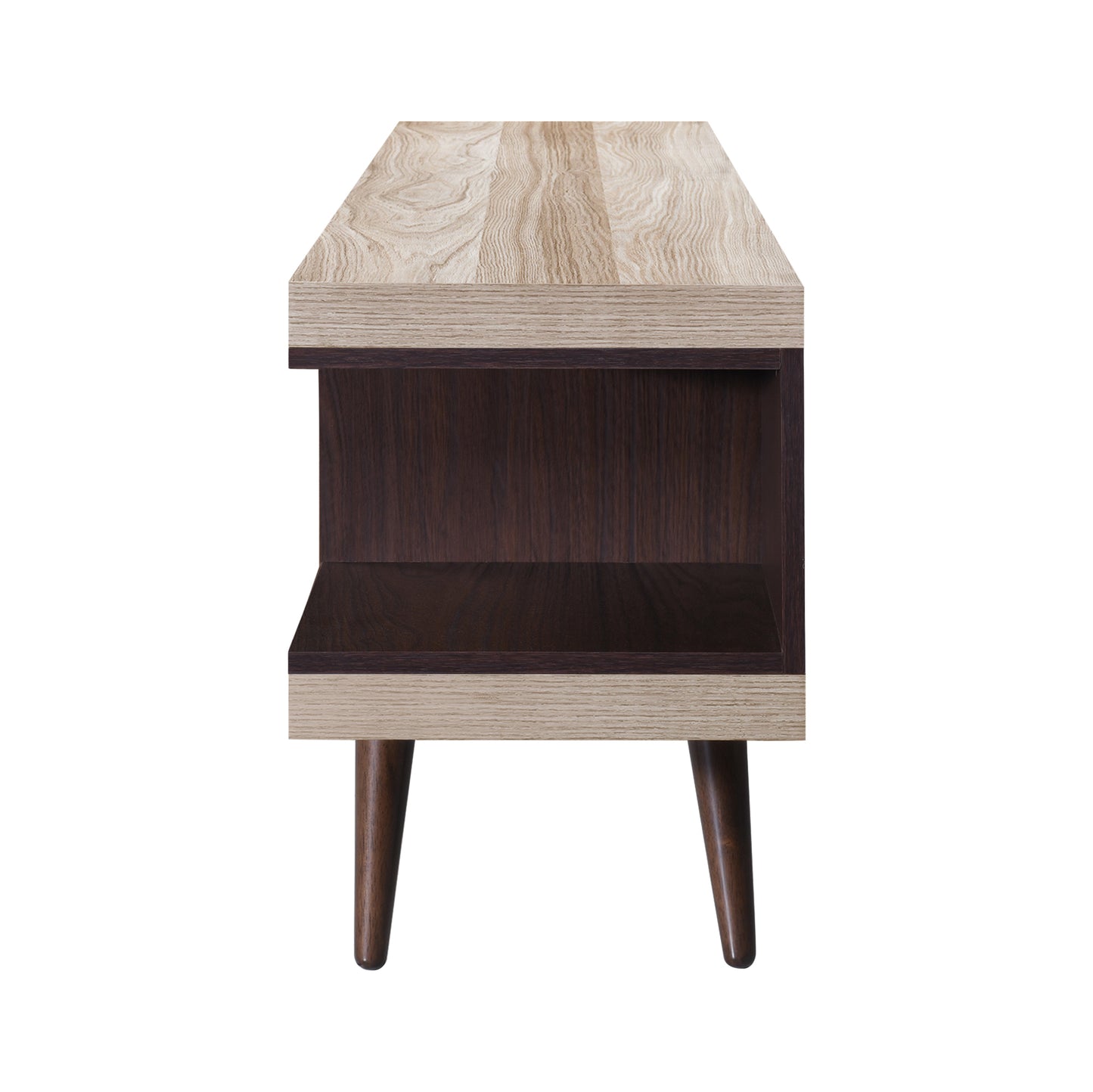 70.87 in. Wood TV Stand with 5 Storage Shelves Fits TV's up to 75 in.