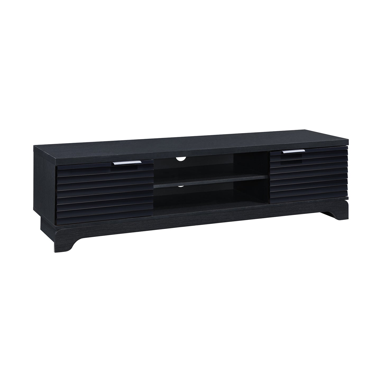 58.66 in. Wood TV Stand with 2 Storage Cabinets Fits TV's up to 65 in.