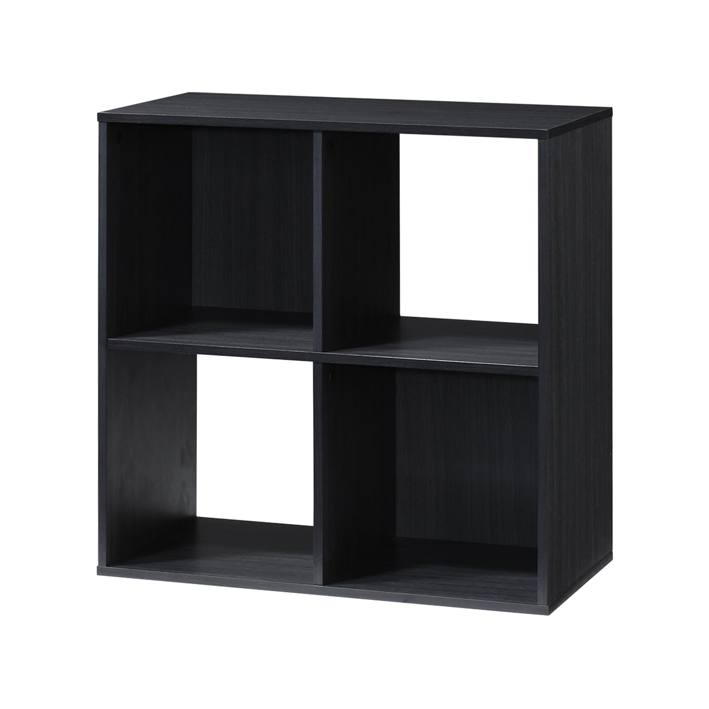 24.25 in. H x 23.5 in. W x 11.61 in. D Espresso Wood 4-Cube Storage Organizer