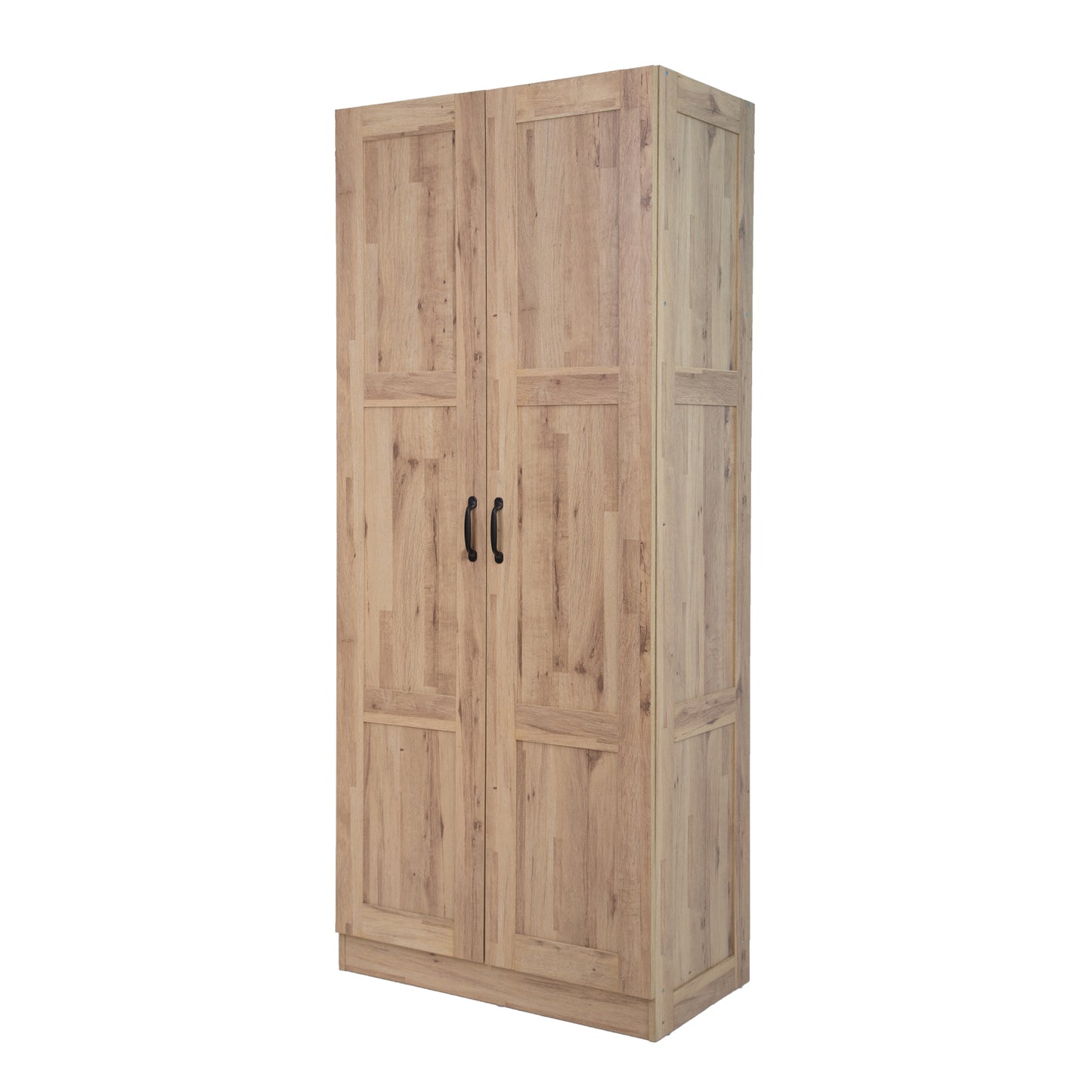 30 in. W x 71 in. H x 16 in. D 5-Shelf Wood Freestanding Cabinet