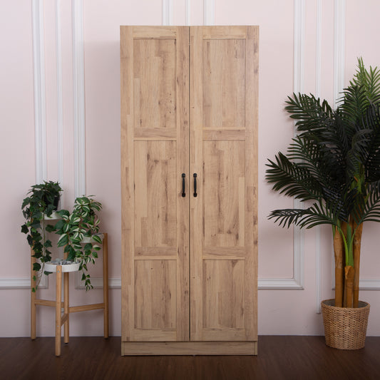 30 in. W x 71 in. H x 16 in. D 5-Shelf Wood Freestanding Cabinet