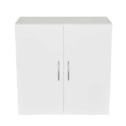 24 in. W x 12 in. D x 24 in. H Bathroom Storage Wall Cabinet in White Titanium
