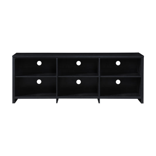 65 in. Modern TV Stand For TVs Up To 62" With 6 Open Shelves, Modern Entertainment Center With Storage, TV Console Table Media Cabinet For Living Room, Bedroom And Office