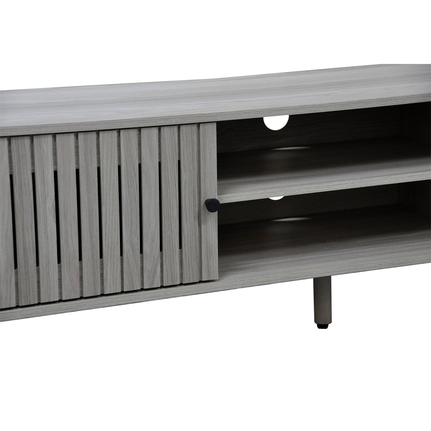 58.27 in. Wood TV Stand with 2 Storage Cabinets Fits TV's up to 65 in.