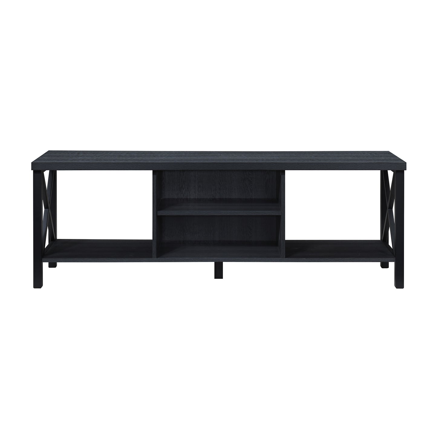 58.27 in. Wood TV Stand with 4 Storage Shelves Fits TV's up to 65 in.