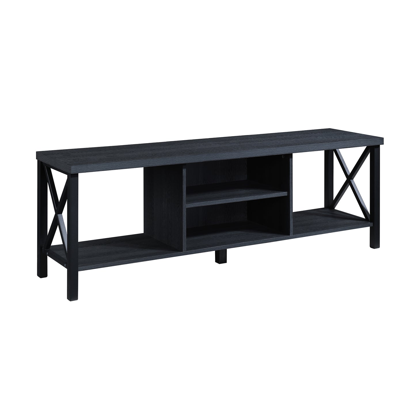 58.27 in. Wood TV Stand with 4 Storage Shelves Fits TV's up to 65 in.