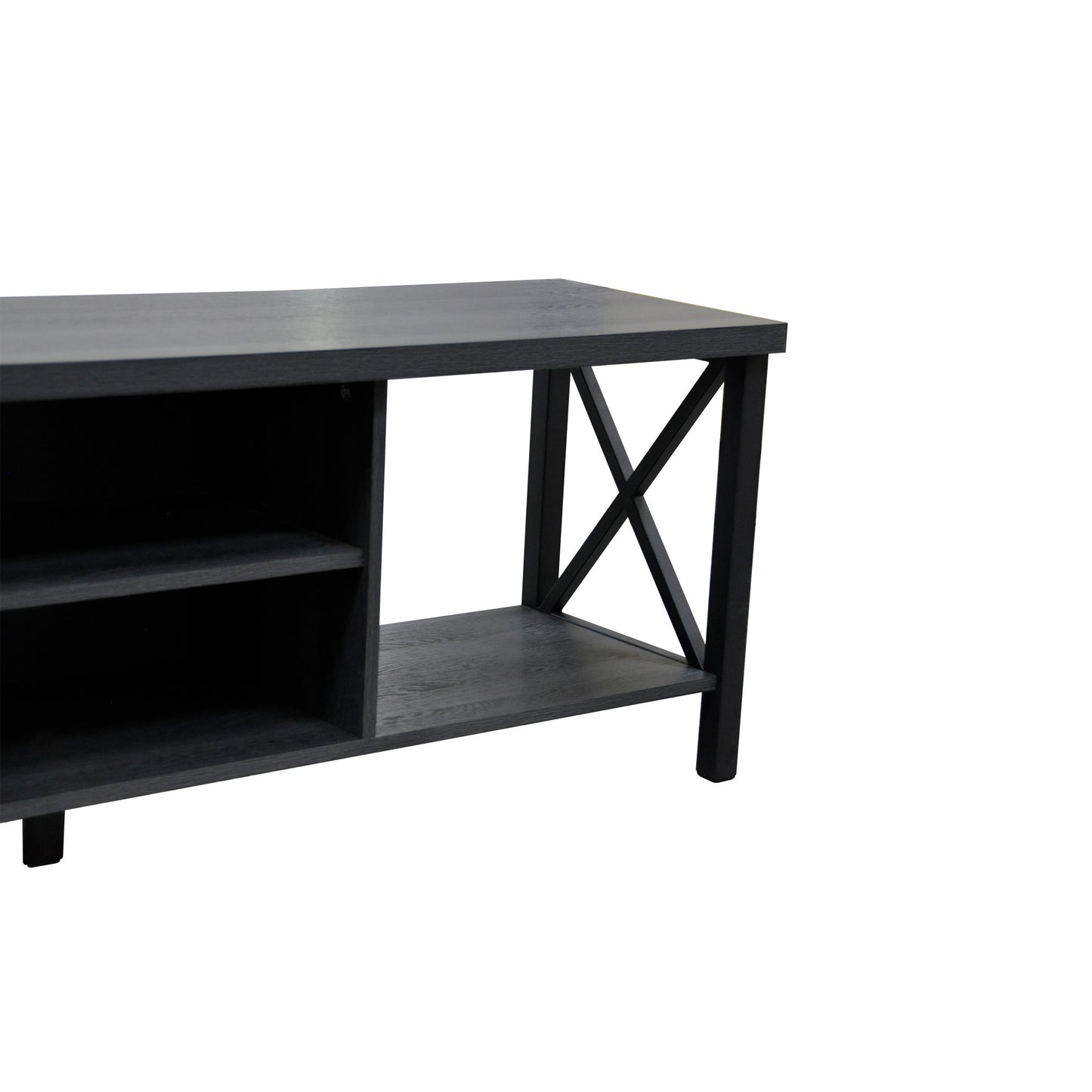 58.27 in. Wood TV Stand with 4 Storage Shelves Fits TV's up to 65 in.