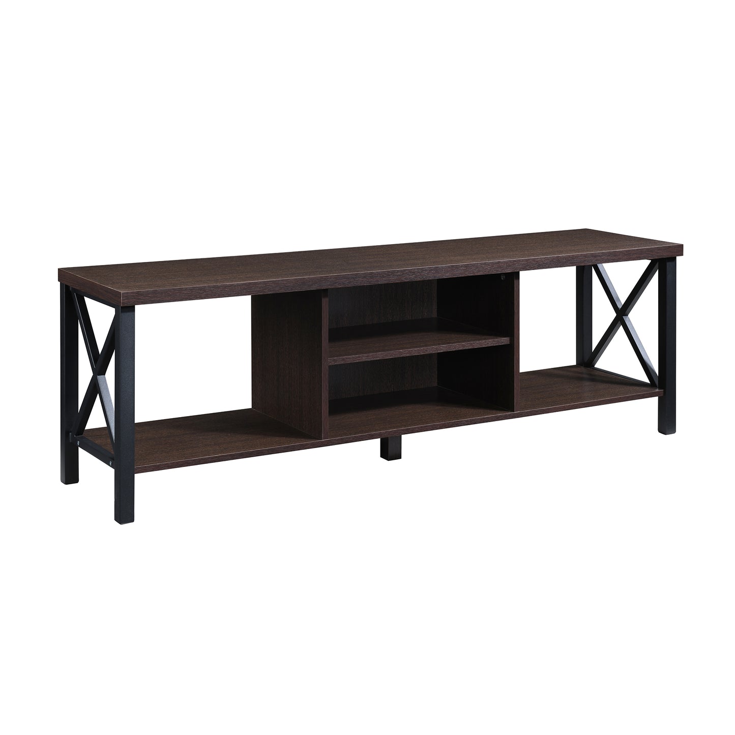 58.27 in. Wood TV Stand with 4 Storage Shelves Fits TV's up to 65 in.