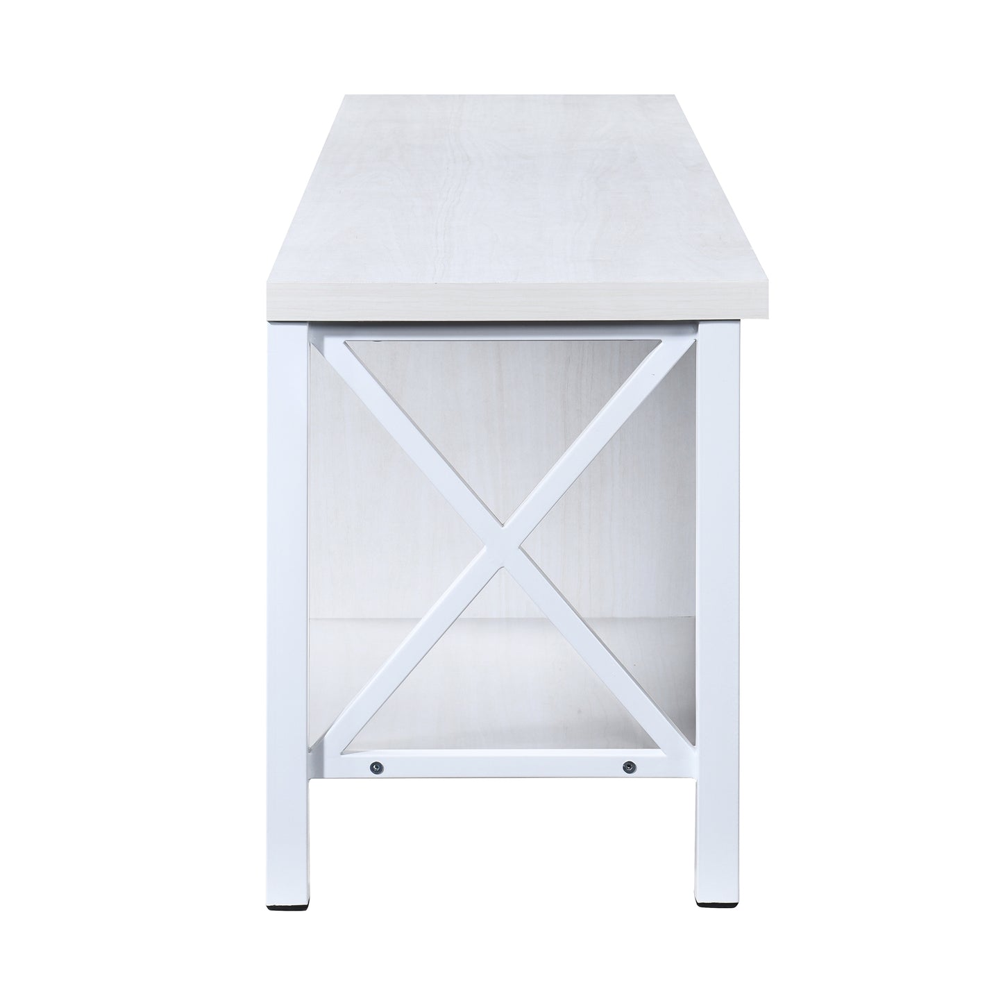 58.27 in. Wood TV Stand with 4 Storage Shelves Fits TV's up to 65 in.