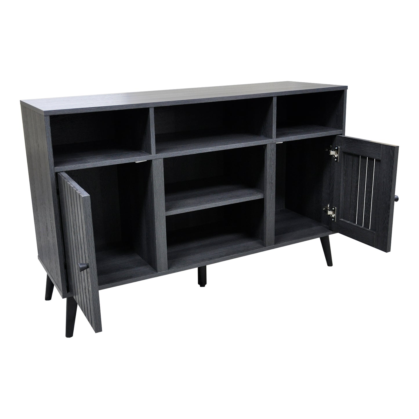 47.25 in. Wood TV Stand with 2 Storage Cabinets Fits TV's up to 55 in.
