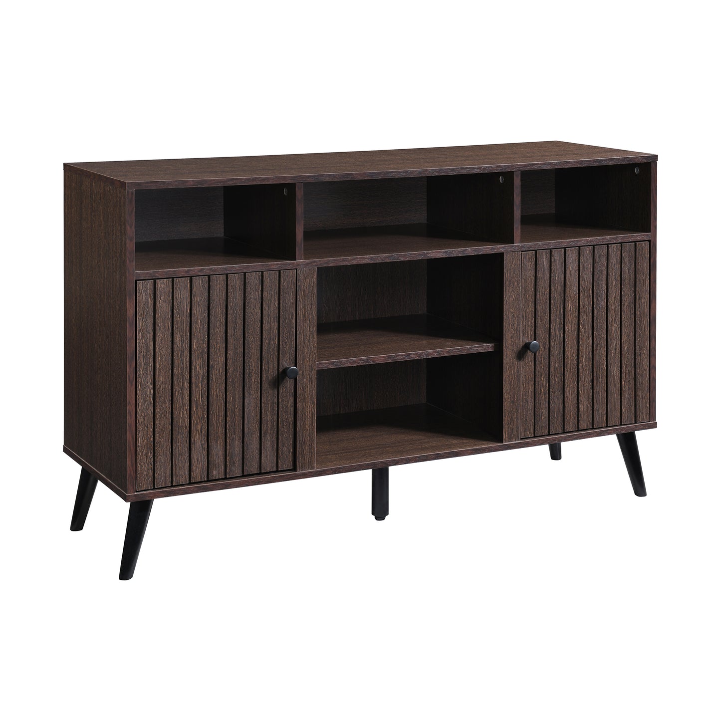 47.25 in. Wood TV Stand with 2 Storage Cabinets Fits TV's up to 55 in.