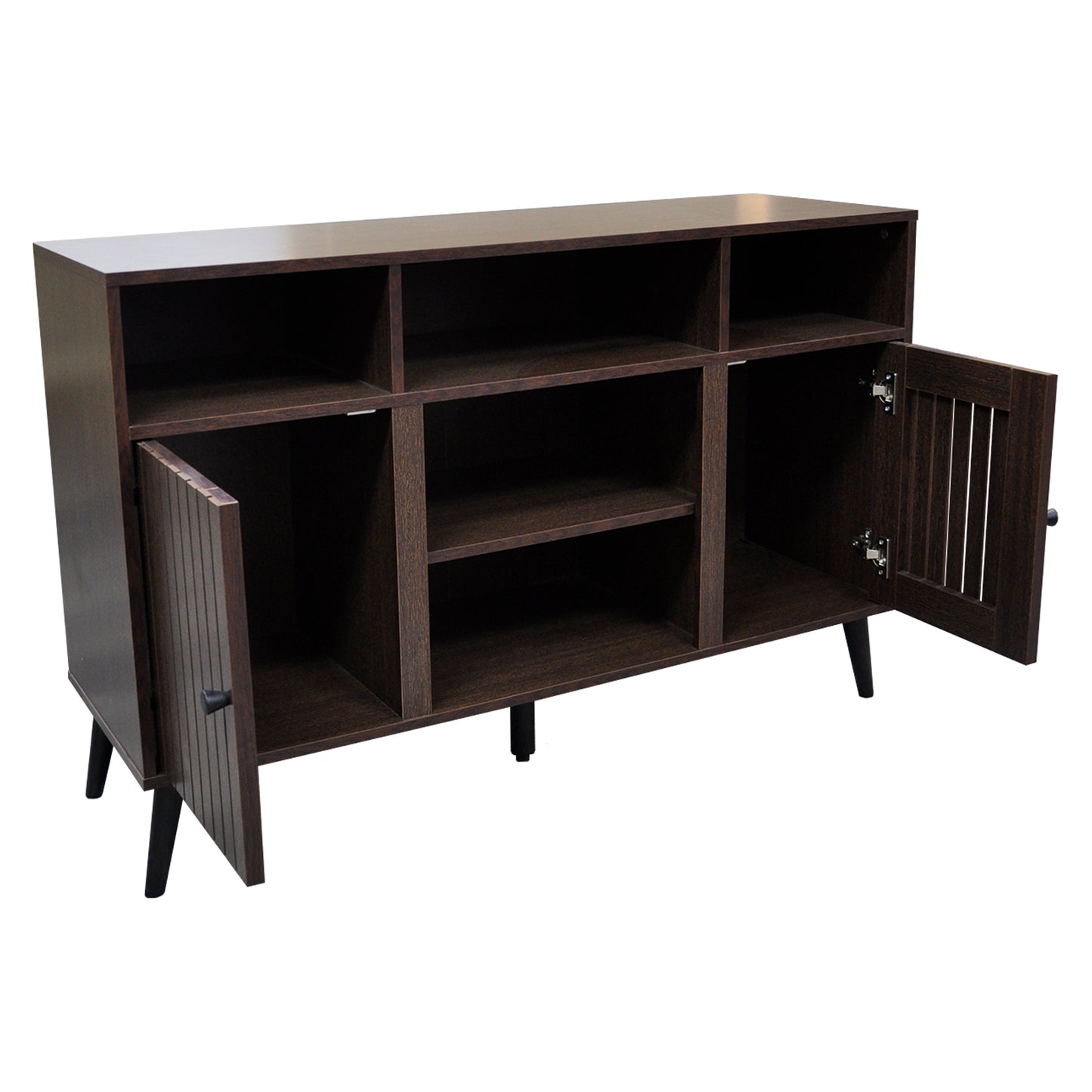 47.25 in. Wood TV Stand with 2 Storage Cabinets Fits TV's up to 55 in.