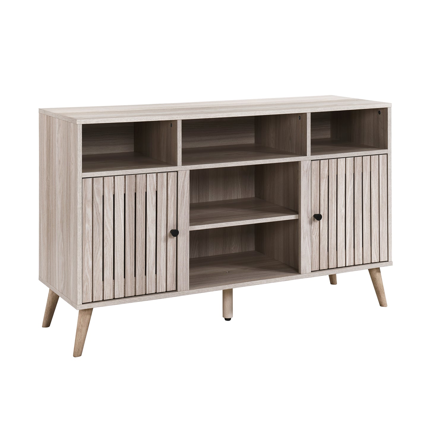 47.25 in. Wood TV Stand with 2 Storage Cabinets Fits TV's up to 55 in.