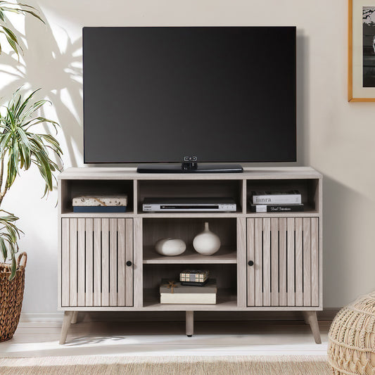 47.25 in. Wood TV Stand with 2 Storage Cabinets Fits TV's up to 55 in.