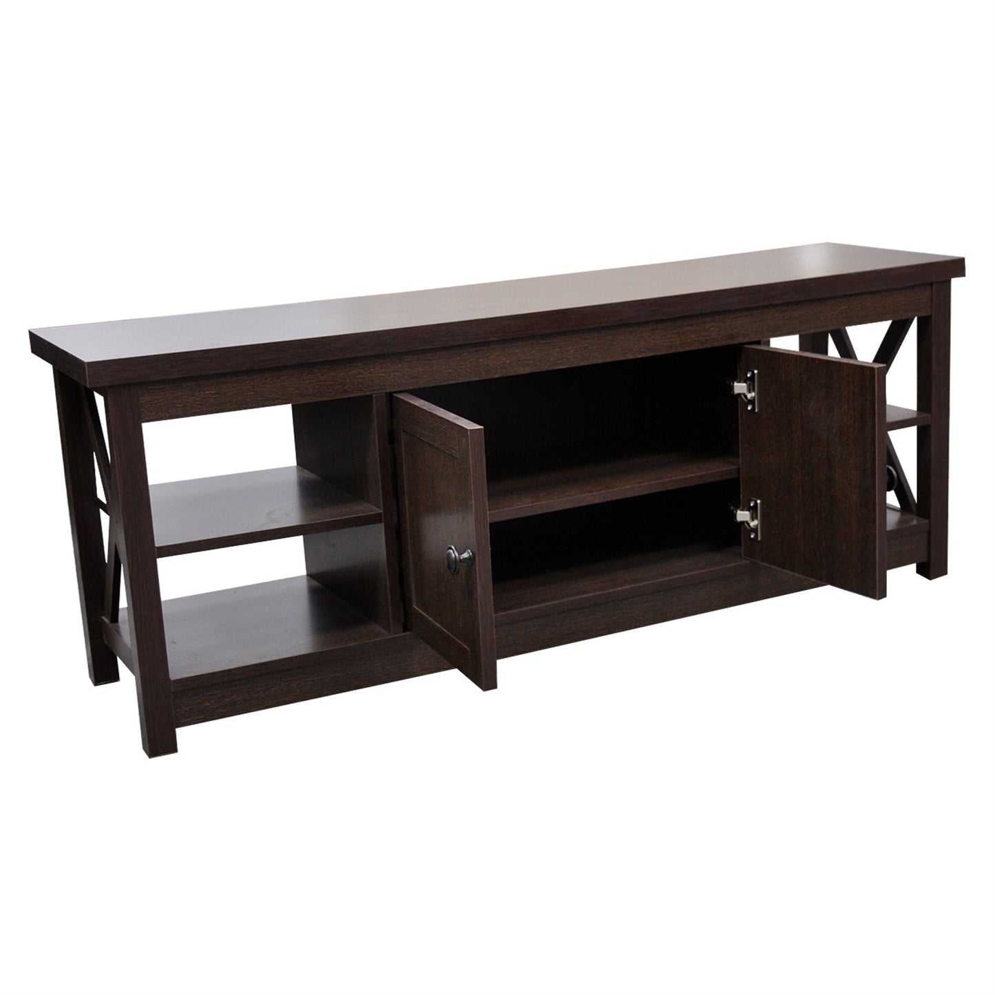59.06 in. Wood TV Stand with 1 Storage Cabinets Fits TV's up to 65 in.