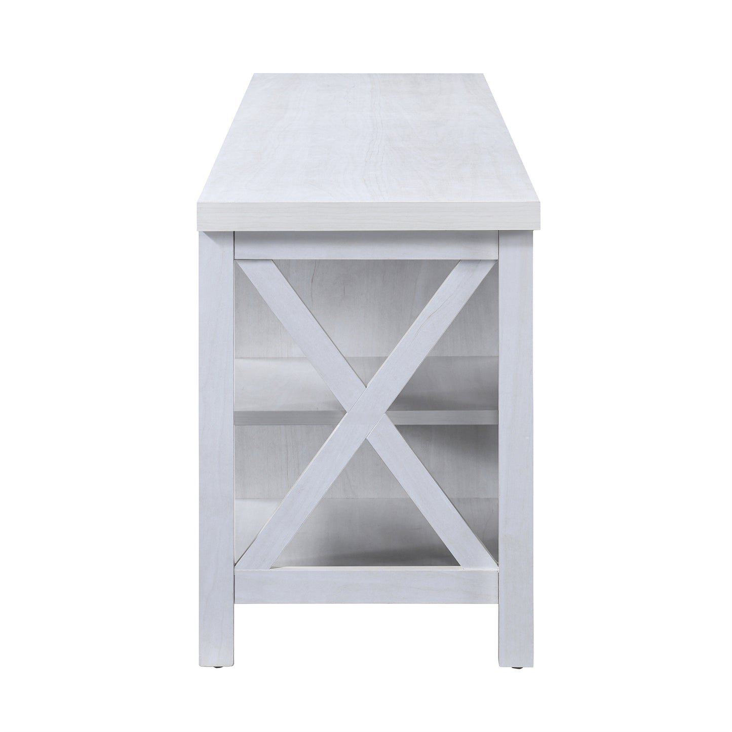 59.06 in. Wood TV Stand with 1 Storage Cabinets Fits TV's up to 65 in.