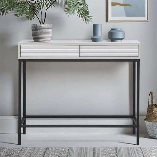 Casimo 35.43 in. Rectangular Engineered Wood Console Table